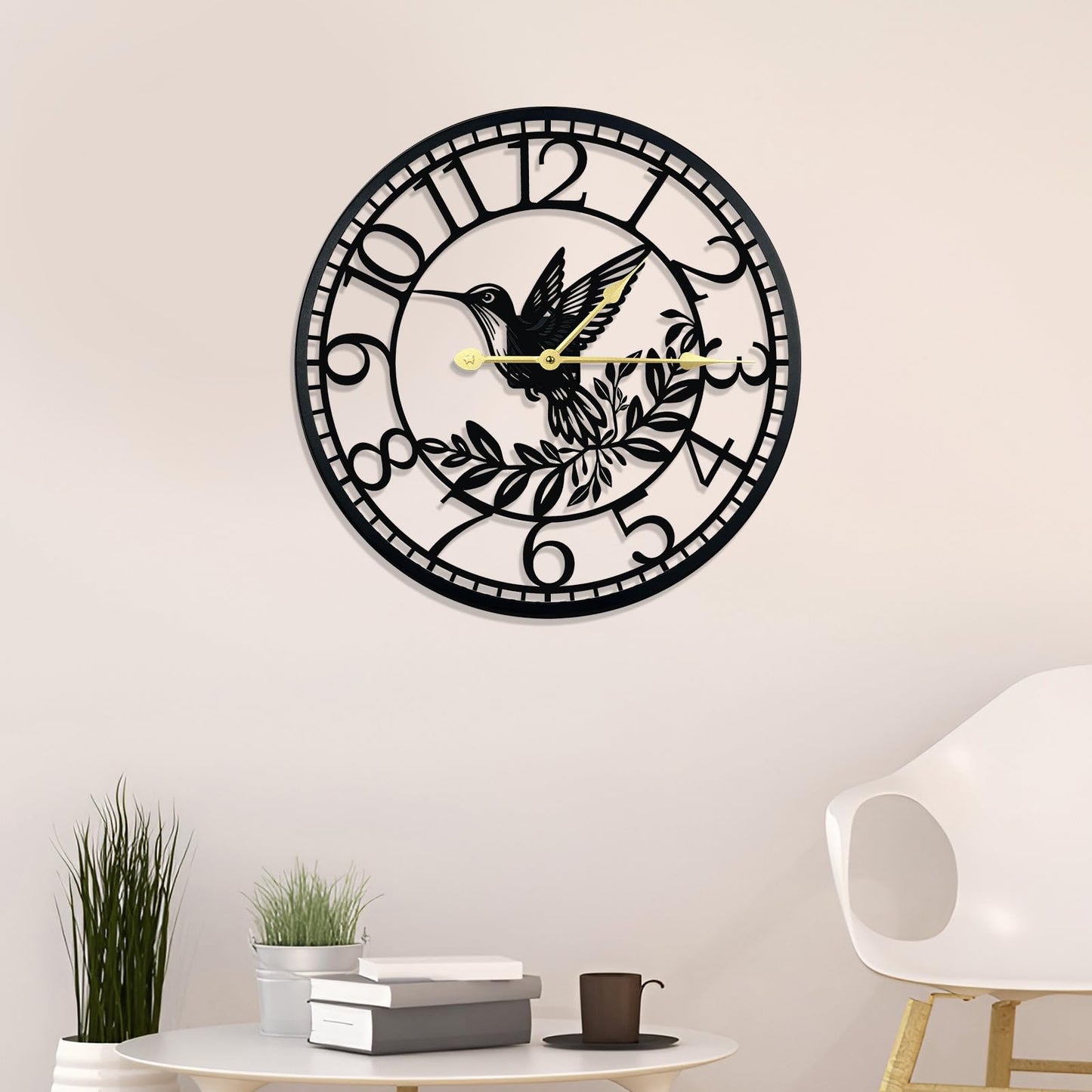 Big Wall Clock - Wall Clocks for Living Room Decor, Quiet and No Ticking Suitable for Wall Decor, Living Room Decoration, Kitchen Decoration