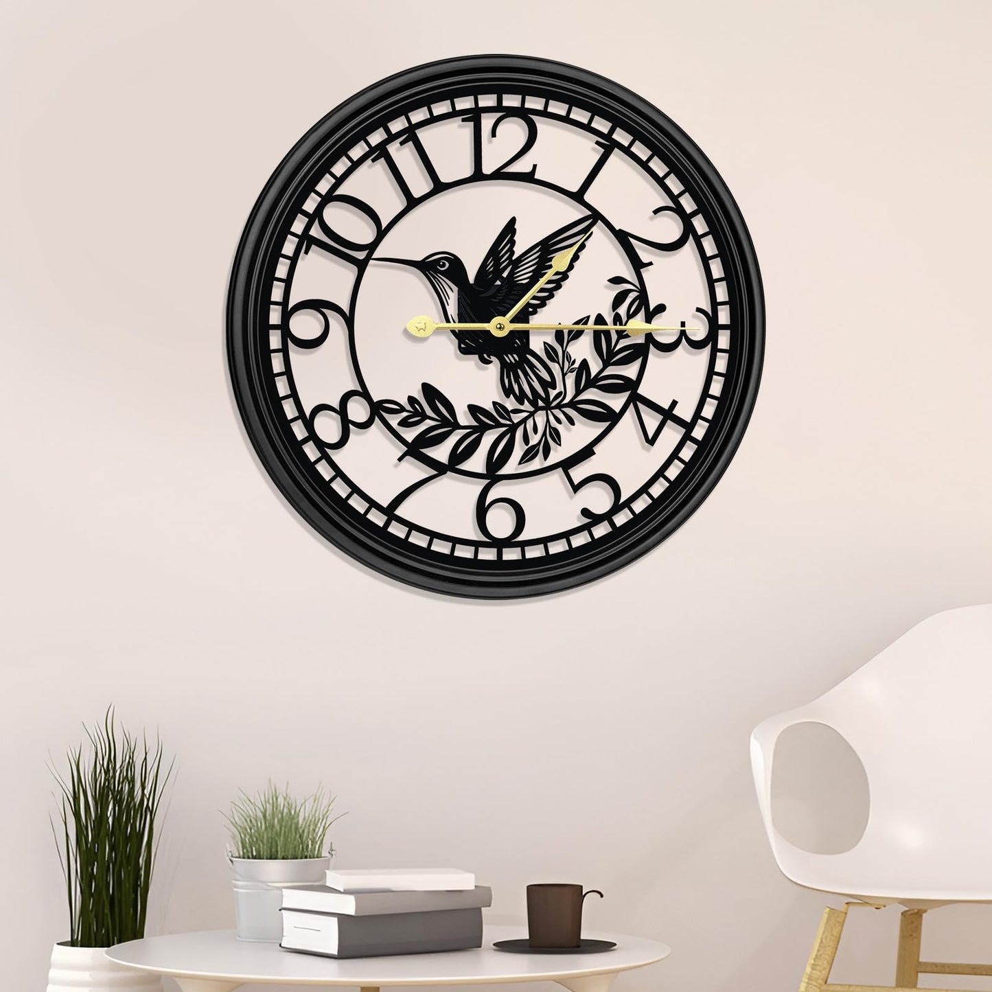 Big Wall Clock - Wall Clocks for Living Room Decor, Quiet and No Ticking Suitable for Wall Decor, Living Room Decoration, Kitchen Decoration